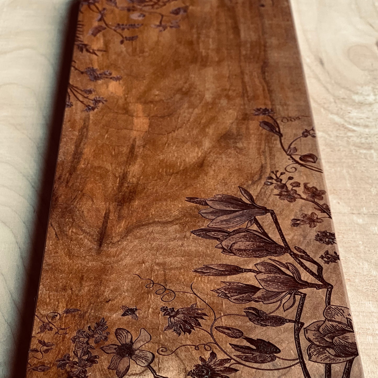 Floral Charcuterie Board