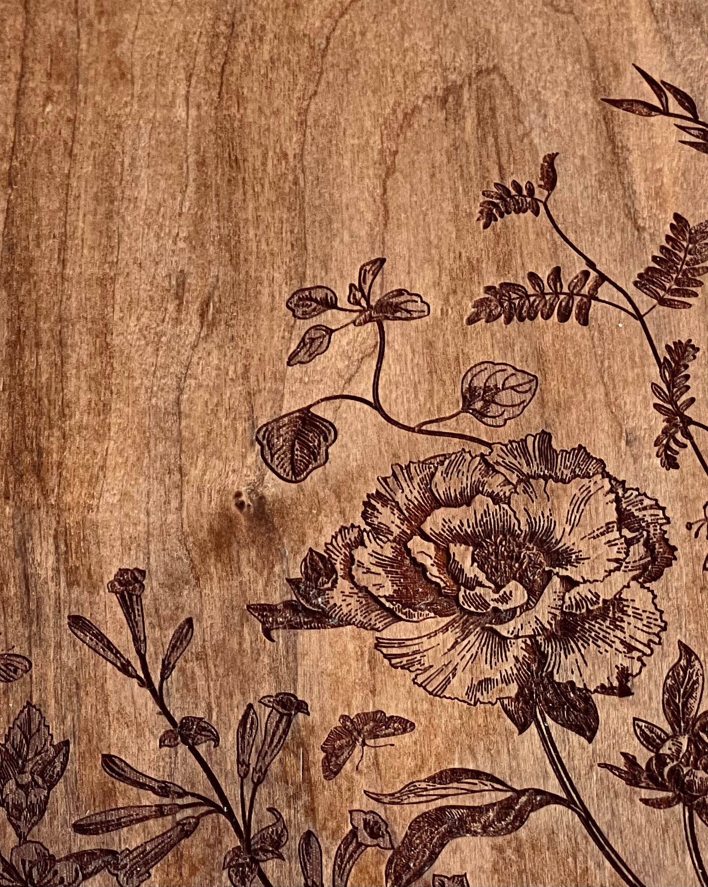 Floral Charcuterie Board